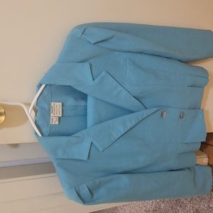 Suit and skirt combo.